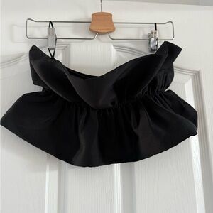 Zara Black Strapless Top